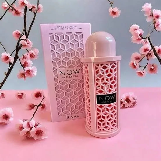 Now Women By Rave Pink Bottle (Inspired By Burberry Her)
