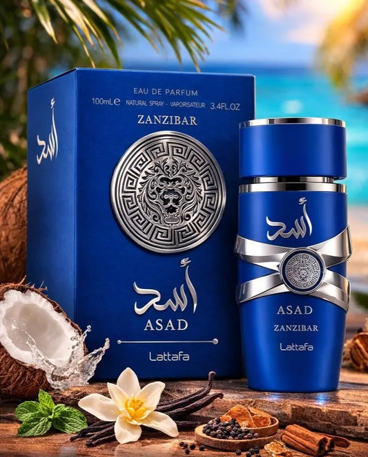 Asad Zanzibar By Lattafa (Inspired By Jean Paul Gaultier Le Beau Le Parfum)